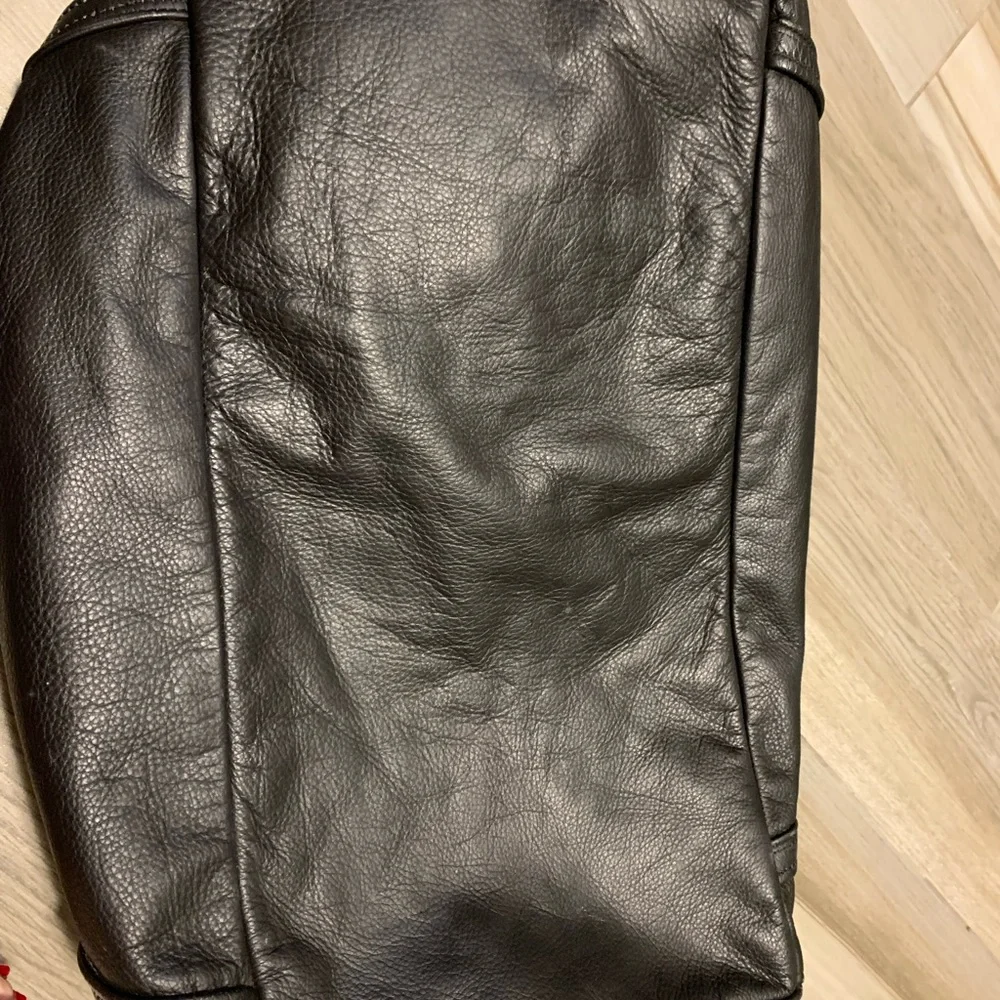 Large black duffel bag